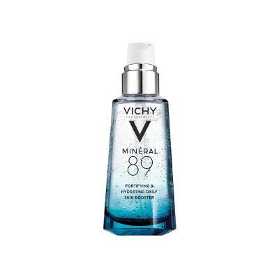 Vichy Mineral 89 Fortifying and Hydrating Daily Skin Booster, Face Serum with Hyaluronic Acid 1.69 fl oz - Imperfect Box