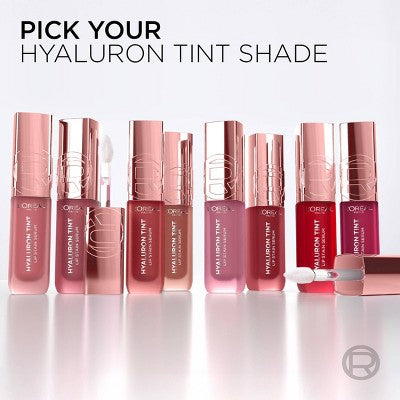 L'Oreal Paris Paradise Hyaluron Tint Lip Stain Serum 521 Bordeaux Please 0.16 fl oz - Imperfect Container