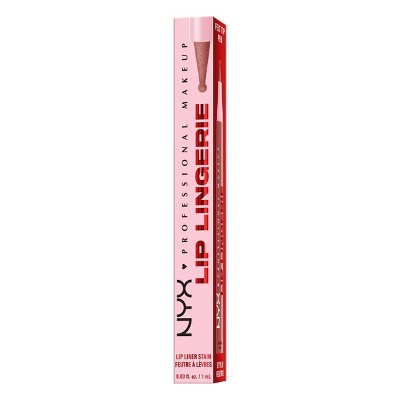NYX Professional Makeup Lip Lingerie Lip Liner Stain 09 Send Nudes 0.03 fl oz - Imperfect Box