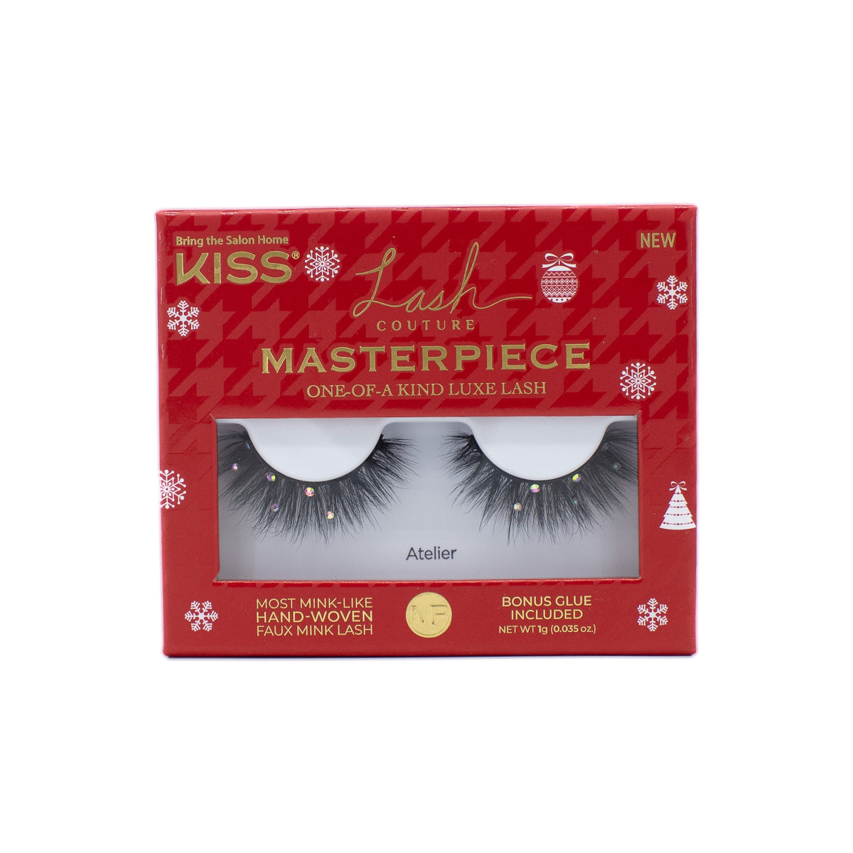 KISS Lash Couture Masterpiece ATELIER Faux Mink Eyelash Extensions - New