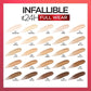 L'Oreal Paris Infallible Full Coverage, Waterproof Concealer 385 Amber 0.33 fl oz - Imperfect Container
