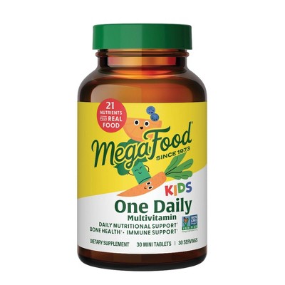 MegaFood Kids One Daily Mini Tablets 30ct - New