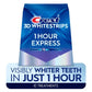 Crest 3D Whitestrips 1-Hour Express At-home Teeth Whitening Kit 10 Treatments - Imperfect Box