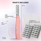 Spa Sciences SIMA Deluxe Sonic Dermaplaning Tool for Exfoliation & Peach Fuzz Removal - Imperfect Box