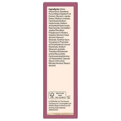 Honest Beauty Honestly Pure Retinyl Serum with Retinyl Linoleate 1.0 fl oz - New