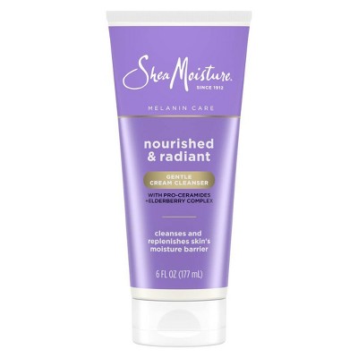 SheaMoisture Melanin Care Gentle Cream Cleanser 6 fl oz - Imperfect Container