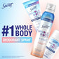 Secret Whole Body Deodorant Spray Almond Honey 3.5oz - Missing Lid