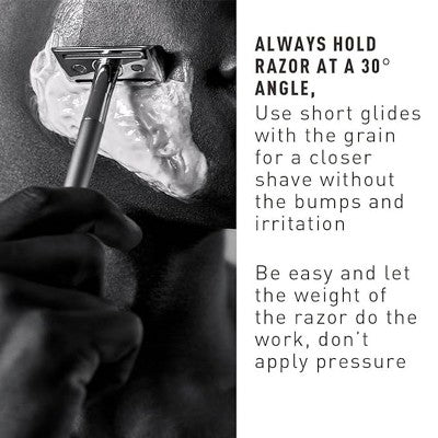 Bevel Mens Safety Razor with 10 Double Edge Blade Refills - Imperfect Box