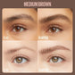 Maybelline Superfluff Volumizing Eyebrow Gel Mousse 003 Medium Brown 0.17 fl oz - Missing Box