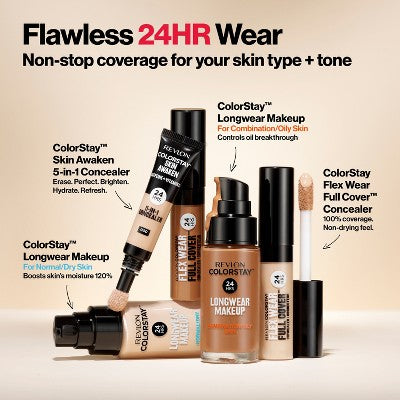 Revlon ColorStay Makeup for Normal/Dry Skin SPF 20 135 Vanilla 1 fl oz - Imperfect Container