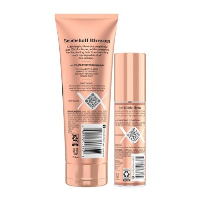 Nexxus Weightless Style Smooth & Full Blow Dry Balm Volumizing Hair Cream 6 fl oz - New