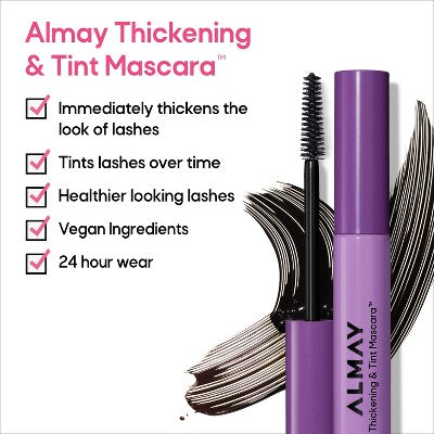 Almay Thickening & Tint Mascara 403 Black Brown 0.28 fl oz - New