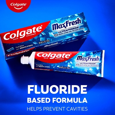 Colgate Max Fresh Toothpaste Cool Mint 6.3oz/3pk - Imperfect Box