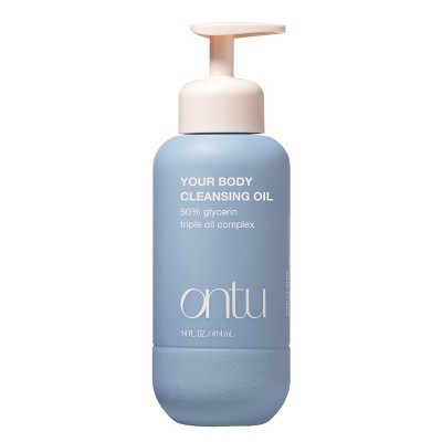Ontu Hydrating Body Wash Cleansing Oil with Triple-Oil Complex 14oz - Imperfect Container