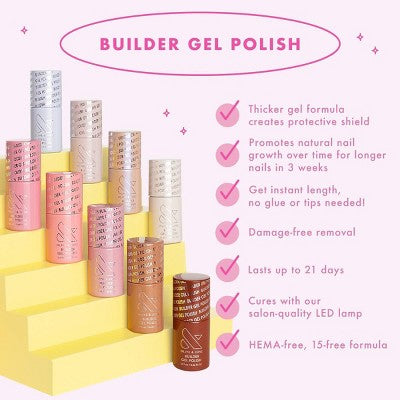 Olive & June Builder Gel Nail Polish Blush Jelly 0.46 fl oz - Imperfect Container