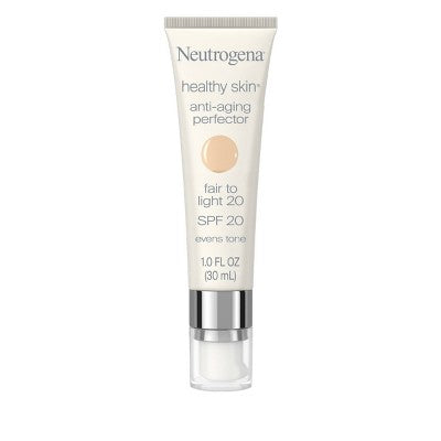 Neutrogena Healthy Skin Anti-Aging Perfector with Retinol & Broad Spectrum SPF 20 Sunscreen 20 Fair to Light 1 fl oz - New