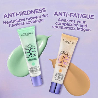 L'Oreal Paris Magic Skin Beautifier BB Cream  Anti-Redness 1 fl oz - New