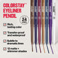 Revlon Colorstay Waterproof Eyeliner Built-in Smudger 201 Black 0.01oz/2ct - New
