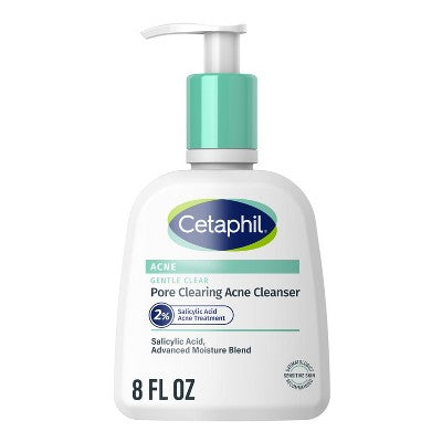 Cetaphil Gentle Clear Salicylic Acid Acne Pore Cleanser 8 fl oz - New