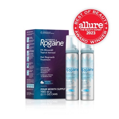 Women's Rogaine 5% Minoxidil Foam for Hair Thinning and Loss, Topical Treatment for Hair Regrowth 2.11oz - New