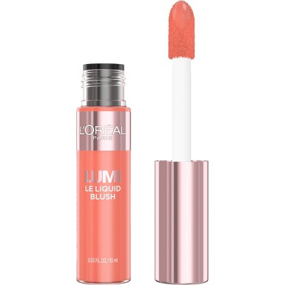 L'Oreal Paris True Match Lumi Le Liquid Blush for Cheeks Dewy Rich Coral 0.33 fl oz - Imperfect Container