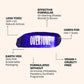Overtone Indigo Iris Daily Conditioner- Semi-Permanent Blue Hair Color 4.5 oz - Imperfect Box