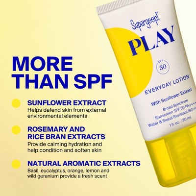 Supergoop! PLAY Everyday Hydrating Body & Face Sunscreen Lotion SPF 50 5.5 fl oz - New