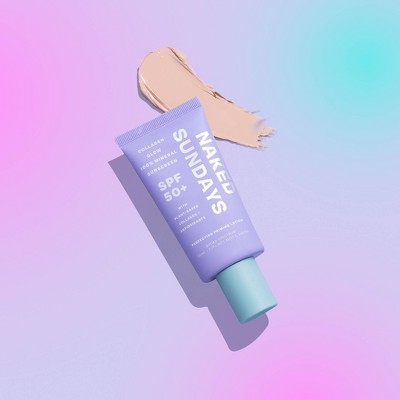 Naked Sundays Collagen Glow Mineral Perfecting Priming Lotion SPF50 + 50ml - Missing Box