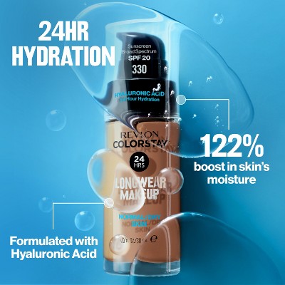 Revlon ColorStay Makeup for Normal/Dry Skin SPF 20 135 Vanilla 1 fl oz - Imperfect Container