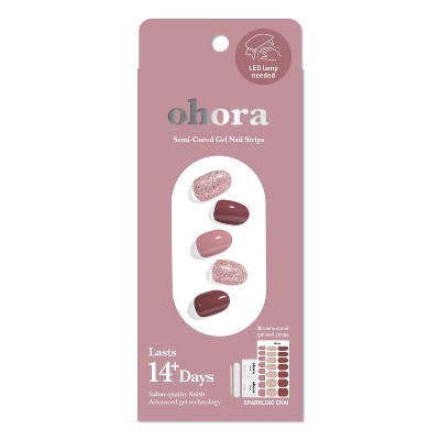 Ohora Gel Nail Art Design Line Sparkling Chai 30ct - Imperfect Box