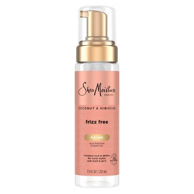 SheaMoisture Coconut and Hibiscus Frizz-Free Curl Mousse 7.5 fl oz - Imperfect Container