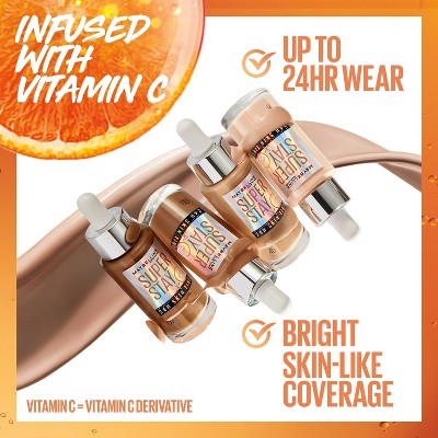 Maybelline Super Stay 24HR Skin Tint Foundation Serum with Vitamin C 112  1 fl oz - Imperfect Container