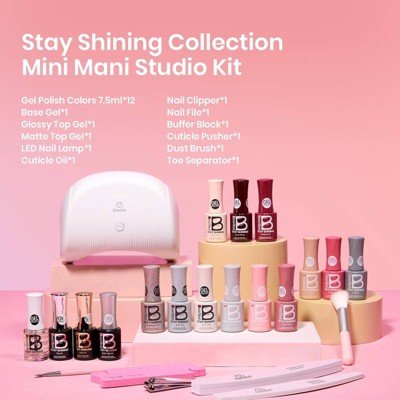 Beetles 12 Colors All In One Nail Polish Starter Kit 12ct - Imperfect Box