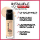 L'Oreal Paris Infallible 32HR Fresh Wear Foundation SPF 25 490 Golden Amber 1 fl oz - New