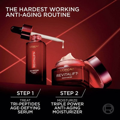 L'Oreal Paris Revitalift Triple Power 3% Peptides Serum 1 fl oz - Missing Box