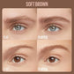 Maybelline Superfluff Volumizing Eyebrow Gel Mousse 002 Soft Brown 0.17 fl oz - Imperfect Container