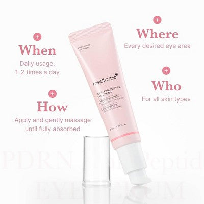 medicube PDRN Pink Peptide Eye Serum Korean Skincare 30ml - Missing Box