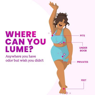 Lume Whole Body Women's Invisible Cream Tube Deodorant Clean Tangerine Scent 2.2oz - Imperfect Container