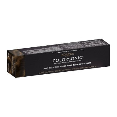 L'Oreal Paris Colorsonic Permanent Hair Color Cartridge Device Sold Separately Medium Brown Gold 5G - Imperfect Box