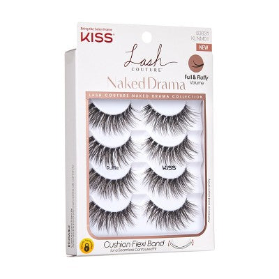 KISS Products Lash Couture Naked Drama False Eyelashes Ruffle 4ct - Imperfect Box