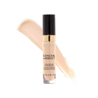 Milani Conceal + Perfect Longwear Concealer 110 Nude Ivory 0.17 fl oz - New
