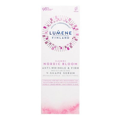 Lumene Nordic Bloom Anti-Wrinkle Firm Face Moisturizing Serum 1 fl oz - Imperfect Box