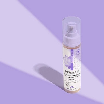 derma e Advanced Peptides & Collagen Serum 2 fl oz - New