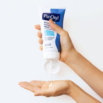 PanOxyl 4% Benzoyl Peroxide Acne Creamy Wash for Face & Body 6oz - Imperfect Box