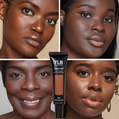 The Lip Bar Just a Tint 3-in-1 Tinted Skin Conditioner SPF 11 Mahogany Mami 1 fl oz - New