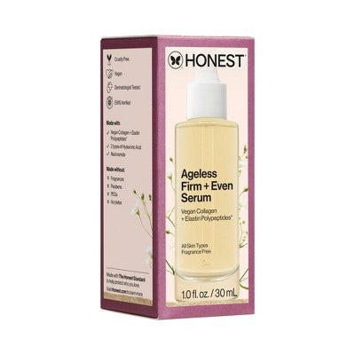 Honest Beauty Ageless Firm and Even Serum 1.0 fl oz - Imperfect Box