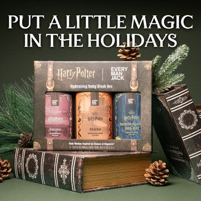 Every Man Jack Harry Potter Holiday Body Wash Gift Set 3ct - Imperfect Box