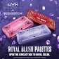 NYX Professional Makeup Bridgerton Royal Blush Buttermelt Blush Palette The Queen - New