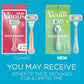 Venus Extra Smooth Pink Women's Razor + 2 Razor Blade Refills - Imperfect Box
