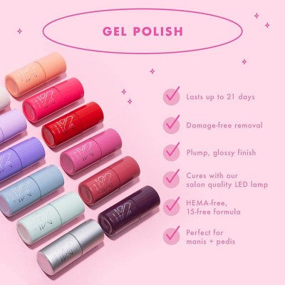 Olive & June Gel Nail Polish Saltwater Taffy 0.46 fl oz - Imperfect Container